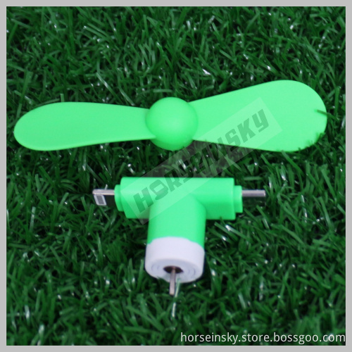 Customized Phone Fan Portable Mobile Phone Cooling Fan T-Type USB Mini Fan